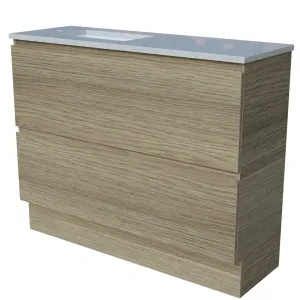 Billie Vanity 1050mm Left WG Basin SilkSurface UC Top Floor standing by Timberline, a Vanities for sale on Style Sourcebook
