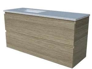 Billie Vanity 1050mm Left WG Basin SilkSurface UC Top Wall hung by Timberline, a Vanities for sale on Style Sourcebook