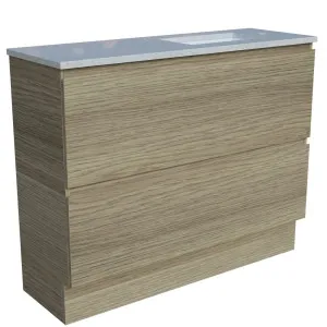 Billie Vanity 1050mm Right WG Basin SilkSurface UC Top Floor standing by Timberline, a Vanities for sale on Style Sourcebook