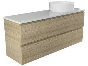 Billie Vanity 1200mm Right WG Basin SilkSurface AC Top Wall hung by Timberline, a Vanities for sale on Style Sourcebook