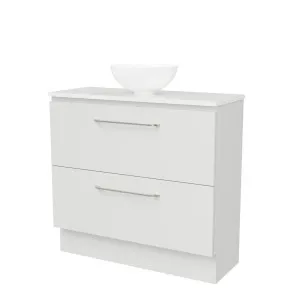 Billie Vanity 900mm Centre WG Basin SilkSurface AC Top Floor standing by Timberline, a Vanities for sale on Style Sourcebook