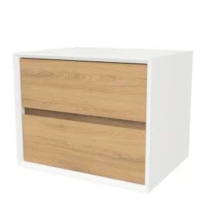 Embrace Vanity 600mm Centre Bowl SilkSurface Surround WG AC Top Wall hung by Timberline, a Vanities for sale on Style Sourcebook