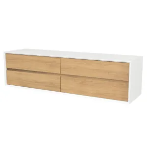 Embrace Vanity 1800mm Centre Bowl SilkSurface Surround WG AC Top Wall hung by Timberline, a Vanities for sale on Style Sourcebook
