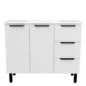 Florida Ensuite Vanity 1000mm Centre Bowl Urban Top On Legs by Timberline, a Vanities for sale on Style Sourcebook