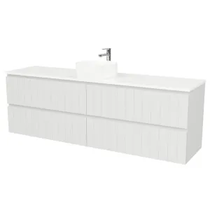 Henley Vanity 1800mm Centre WG Basin SilkSurface AC Top Wall hung by Timberline, a Vanities for sale on Style Sourcebook