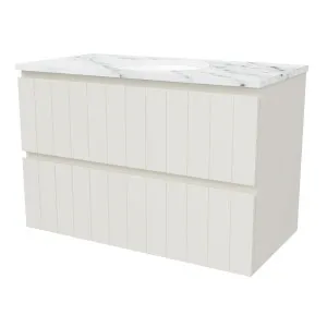 Henley Vanity 900mm Centre WG Basin SilkSurface UC Top Wall hung by Timberline, a Vanities for sale on Style Sourcebook