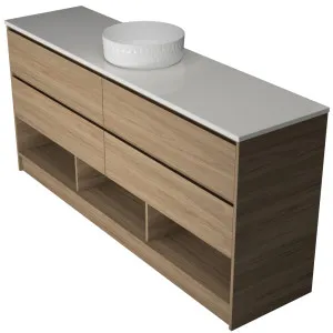 Kansas Vanity 1800mm Centre WG Basin SilkSurface AC Top Floor standing by Timberline, a Vanities for sale on Style Sourcebook