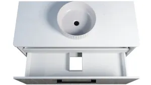 Saba Vanity 1200mm Centre WG Basin SilkSurface AC Top Wall hung by Timberline, a Vanities for sale on Style Sourcebook