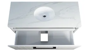 Saba Vanity 1200mm Centre WG Basin SilkSurface UC Top Wall hung by Timberline, a Vanities for sale on Style Sourcebook