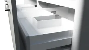 Saba Vanity 1500mm Double WG Basins SilkSurface AC Top Wall hung by Timberline, a Vanities for sale on Style Sourcebook