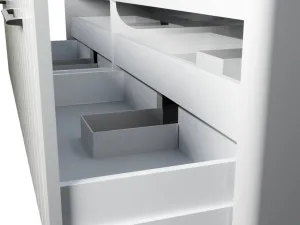 Saba Vanity 1800mm Double WG Basins SilkSurface AC Top Wall hung by Timberline, a Vanities for sale on Style Sourcebook