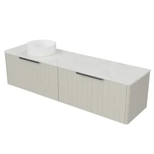 Saba Vanity 1800mm Left WG Basin SilkSurface AC Top Wall hung by Timberline, a Vanities for sale on Style Sourcebook
