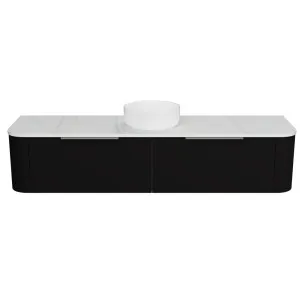 Santos Vanity 1800mm Centre WG Basin SilkSurface AC Top Wall hung by Timberline, a Vanities for sale on Style Sourcebook