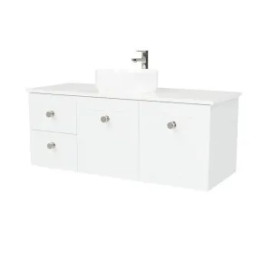 Victoria Vanity 1200mm Centre Bowl Alpha Top Wall hung by Timberline, a Vanities for sale on Style Sourcebook