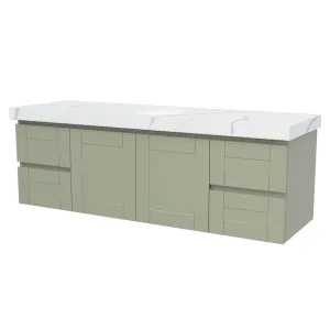 Victoria Vanity 1500mm Centre WG Basin Freedom UC Top Wall hung by Timberline, a Vanities for sale on Style Sourcebook
