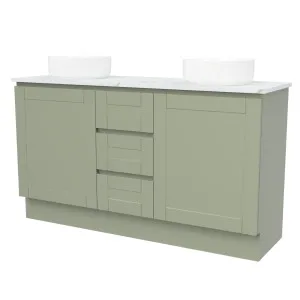 Victoria Vanity 1500mm Double WG Basins SilkSurface AC Top Floor standing by Timberline, a Vanities for sale on Style Sourcebook