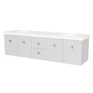 Victoria Vanity 1800mm Double WG Basins Freedom UC Top Wall hung by Timberline, a Vanities for sale on Style Sourcebook