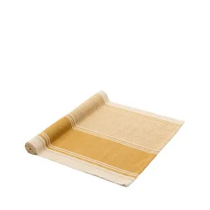 Zeyra mustard jute table runner 150 x 50cm by null, a Table Cloths & Runners for sale on Style Sourcebook