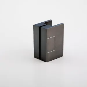 Statesman Shower Door Handle Brushed Gun Metal by Estelle, a Door Knobs & Handles for sale on Style Sourcebook