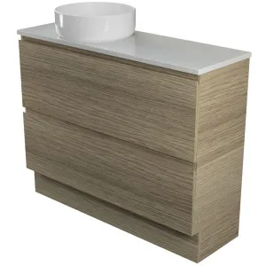 Billie Vanity 1050mm Left WG Basin SilkSurface AC Top Floor standing by Timberline, a Vanities for sale on Style Sourcebook