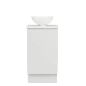 Billie Vanity 450mm Centre WG Basin SilkSurface AC Top Floor standing by Timberline, a Vanities for sale on Style Sourcebook