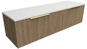 Elwood Vanity 1500mm Centre WG Basin SilkSurface AC Top Wall hung by Timberline, a Vanities for sale on Style Sourcebook