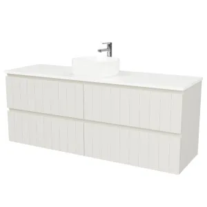 Henley Vanity 1500mm Centre WG Basin SilkSurface AC Top Wall hung by Timberline, a Vanities for sale on Style Sourcebook