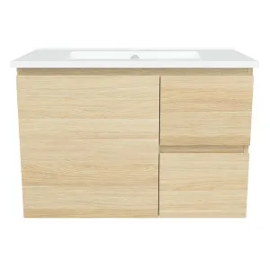 Nevada Vanity 750mm Centre WG Basin SilkSurface AC Top Wall hung by Timberline, a Vanities for sale on Style Sourcebook