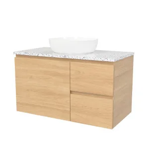 Nevada Vanity 900mm Centre WG Basin SilkSurface AC Top Wall hung by Timberline, a Vanities for sale on Style Sourcebook