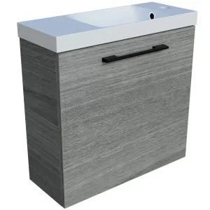 Ollie Vanity 550mm Right Bowl Nano Top Wall hung by Timberline, a Vanities for sale on Style Sourcebook