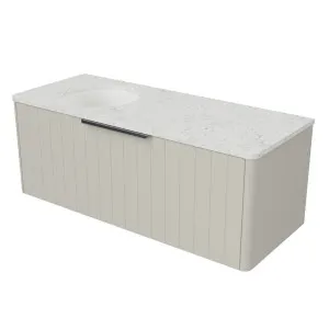 Saba Vanity 1200mm Left WG Basin SilkSurface UC Top Wall hung by Timberline, a Vanities for sale on Style Sourcebook