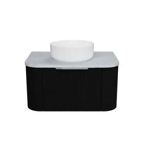 Santos Vanity 750mm Centre WG Basin SilkSurface AC Top Wall hung by Timberline, a Vanities for sale on Style Sourcebook