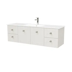 Victoria Vanity 1500mm Centre Bowl Alpha Top Wall hung by Timberline, a Vanities for sale on Style Sourcebook