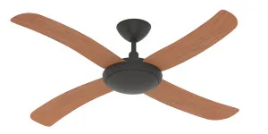 Hunter Pacific Icon 54? DC Black Modular WiFi Ceiling Fan with Remote Koa by Hunter Pacific, a Ceiling Fans for sale on Style Sourcebook