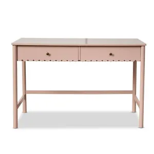 Maisie Scalloped Desk - Pink - Mocka by Mocka., a Desks for sale on Style Sourcebook