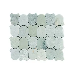Toru Natural Marble Clyde Orient Green Honed Mosaic by Beaumont Tiles, a Mosaic Tiles for sale on Style Sourcebook