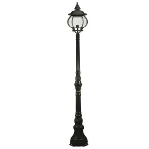 Flinders Large Outdoor Garden Post Light Antique Bronze by Lighting Inspirations, a Outdoor Lighting for sale on Style Sourcebook