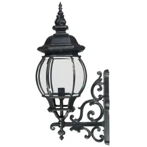 Flinders Classic Outdoor Wall Light in Antique Black Medium by Lighting Inspirations, a Outdoor Lighting for sale on Style Sourcebook