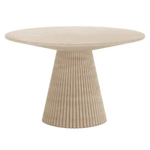 Xander Round Outdoor Concrete Dining Table in Ivory by Luxo Outdoor, a Tables for sale on Style Sourcebook