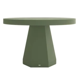 Apollo 120cm Outdoor Concrete Dining Table in Green by Luxo Outdoor, a Tables for sale on Style Sourcebook