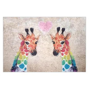 Giraffe 120x180cm Small Kids Printed Indoor Rug by Luxo Home Decor, a Kids Rugs for sale on Style Sourcebook