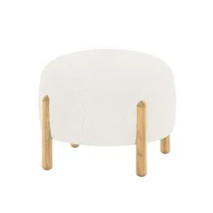Conchita Boucle Ottoman Stool by Luxo Furniture, a Ottomans for sale on Style Sourcebook