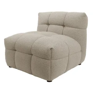 Norah Boucle Single Seater Sofa in Warm Beige by Luxo Furniture, a Sofas for sale on Style Sourcebook