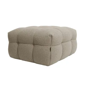 Norah Boucle Ottoman in Warm Beige by Luxo Furniture, a Sofas for sale on Style Sourcebook