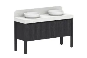 Harper 1500 Double Bowl Vanity, With Legs, Estella Oak by ADP, a Vanities for sale on Style Sourcebook