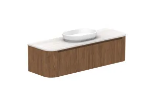 Surry 1500 Wall Hung Centre Bowl, Wall Hung, Florentine Walnut by ADP, a Vanities for sale on Style Sourcebook