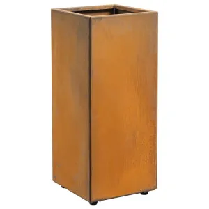Sanford 32x75cm Corten Steel Tall Square Planter, Rust by Schots Home Emporium, a Baskets, Pots & Window Boxes for sale on Style Sourcebook