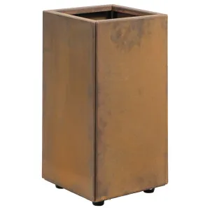 Sanford 25x50cm Corten Steel Tall Square Planter, Rust by Schots Home Emporium, a Baskets, Pots & Window Boxes for sale on Style Sourcebook