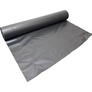 Builders Film Black Roll 200UM 2.0m x 50 Lineal Metres (100 Square Metres per roll) by Beaumont Tiles, a Medium Neutral Engineered Boards for sale on Style Sourcebook