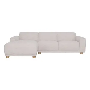 Mitchell 2.5 Seater Sofa + Chaise LHF in Harmony Beige by OZ Design, a Sofas for sale on Style Sourcebook